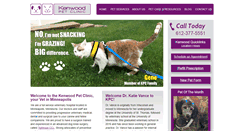 Desktop Screenshot of kenwoodpetclinic.com